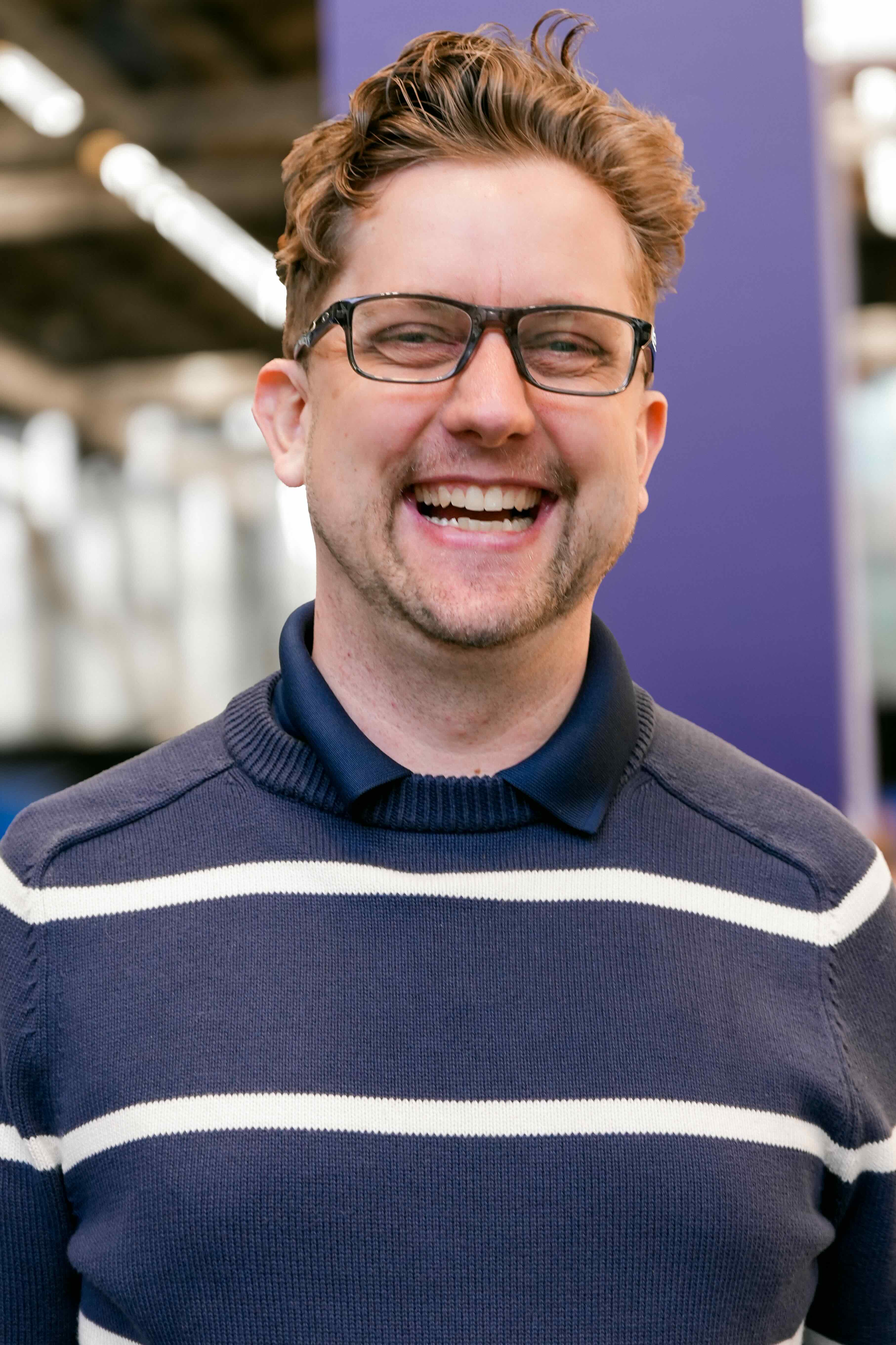 Jason Belk, founder of Run Our Business, at a local coffee shop